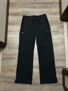 Large TALL QBK Black womens scrub/utility pants